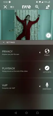 Rave android App screenshot 3